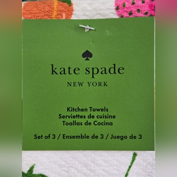 Kate Spade Kitchen Towels - Pick One Set Of 3 - Picture 5 of 6